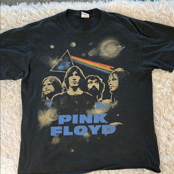 Pink Floyd Other - Vintage Officially Licensed Pink Floyd Black T-Shirt Size Large